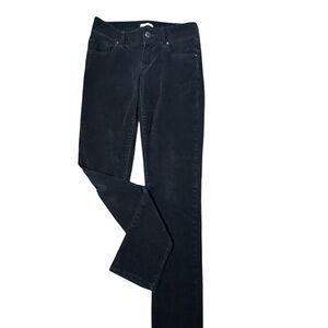Banana Republic Women's Dark Blue Skinny corduroy Pants